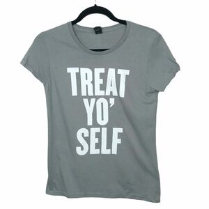 Anvil Gray Treat Yo Self Short Sleeve Tee